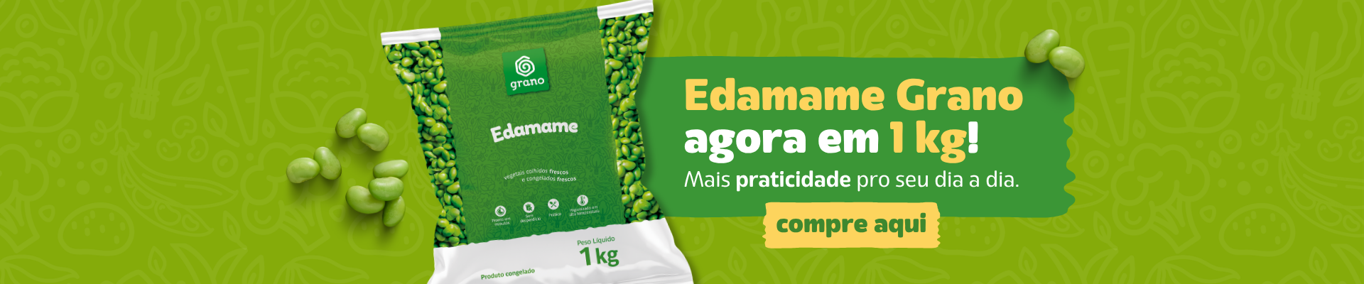Lançamento Edamame 1kg